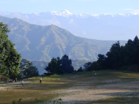 The Himalayan view from the Innate Pension@ClCgyV̉ォ猩q}R